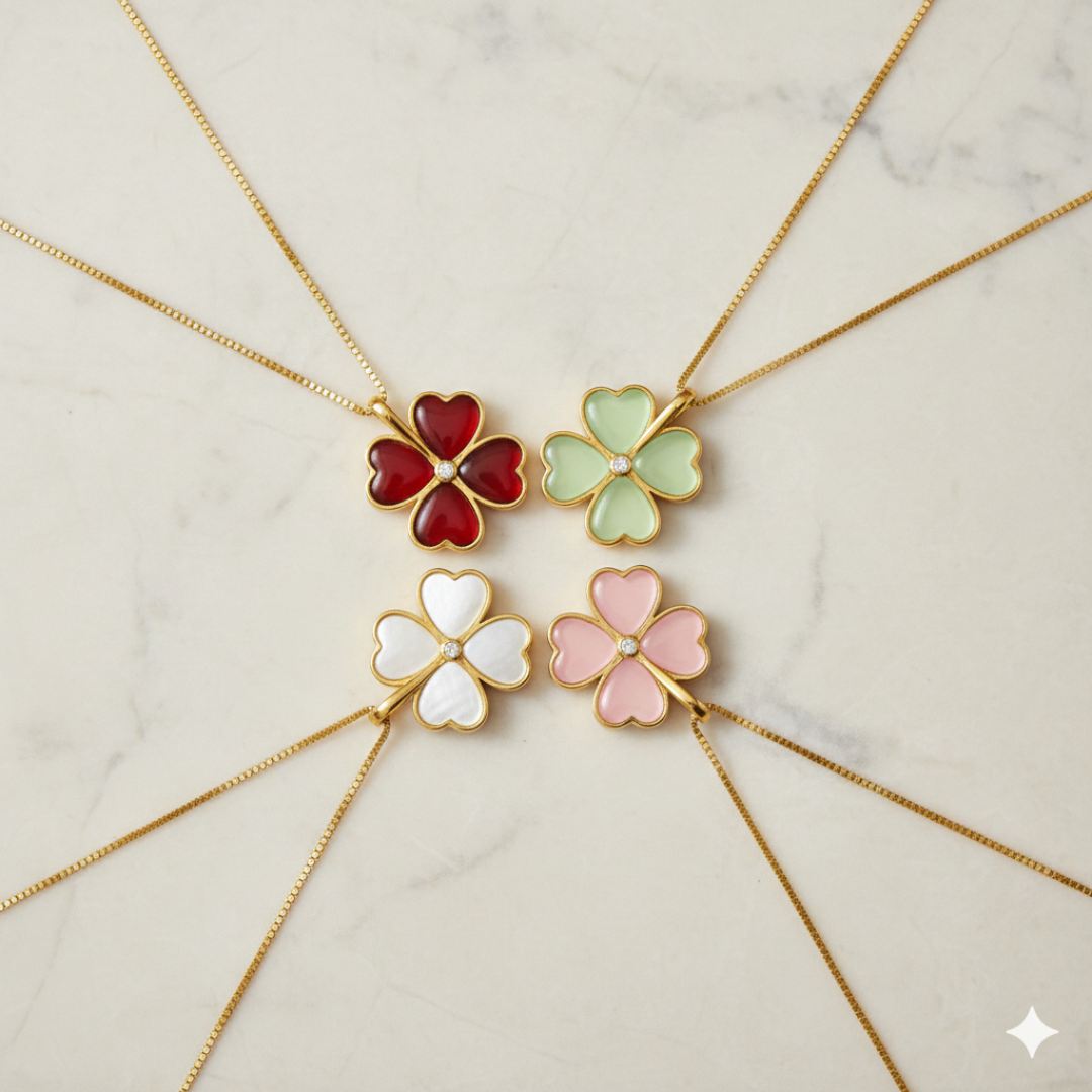 The Red Clover Necklace (Limited Edition)