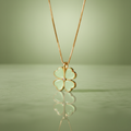 The Abundant Garden - Green Clover Necklace